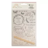 Scrapbooking - Softly spoken, Naklejki foliowe transferujące złote 2 arkusze - miniaturka - grafika 1