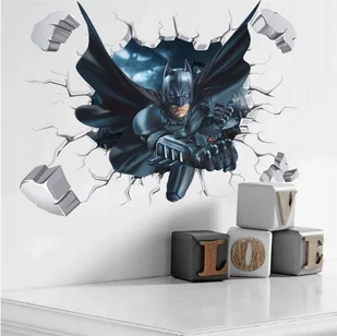 Naklejka ścienna na ścianę BATMAN 3D Gotham City Deco - Naklejki na ścianę - miniaturka - grafika 1