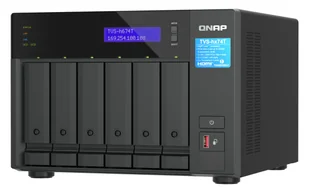 QNAP TVS-h674T-i5-32G NAS Tower Intel® Core™ i5 i5-12400 32 GB DDR4 0 TB HDD QuTS hero Czarny - Serwery - miniaturka - grafika 1