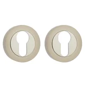 Szyldy i rozety - Rozeta podklamkowa do wkładki Romana/Alma/Jaro/Dekan Chrom Nikiel - miniaturka - grafika 1