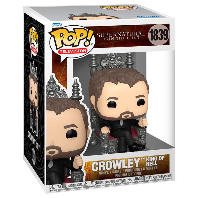 Figurka POP Premium Supernatural - Król Piekła Crowley w Akcji