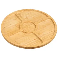 Tace i patery - Taca bambusowa na przekąski 35 cm - miniaturka - grafika 1
