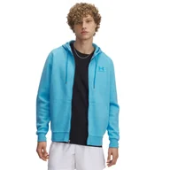 Bluzy sportowe męskie - Bluza męska Under Armour Essential Fleece FZ Hood - miniaturka - grafika 1