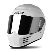 Kaski motocyklowe - Kask Integralny Simpson Speed 06 Złamany BiałyM - miniaturka - grafika 1