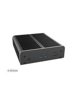 Akasa Newton TN A-NUC63-M1B A-NUC63-M1B - Obudowy komputerowe - miniaturka - grafika 1