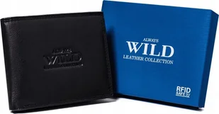 Always Wild Klasyczny, skórzany portfel męski bez zapięcia Always Wild NoSize - Portfele - miniaturka - grafika 1