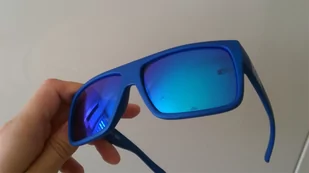 Okulary  Neon Ride (yellow fluo/blue) - Okulary sportowe - miniaturka - grafika 2