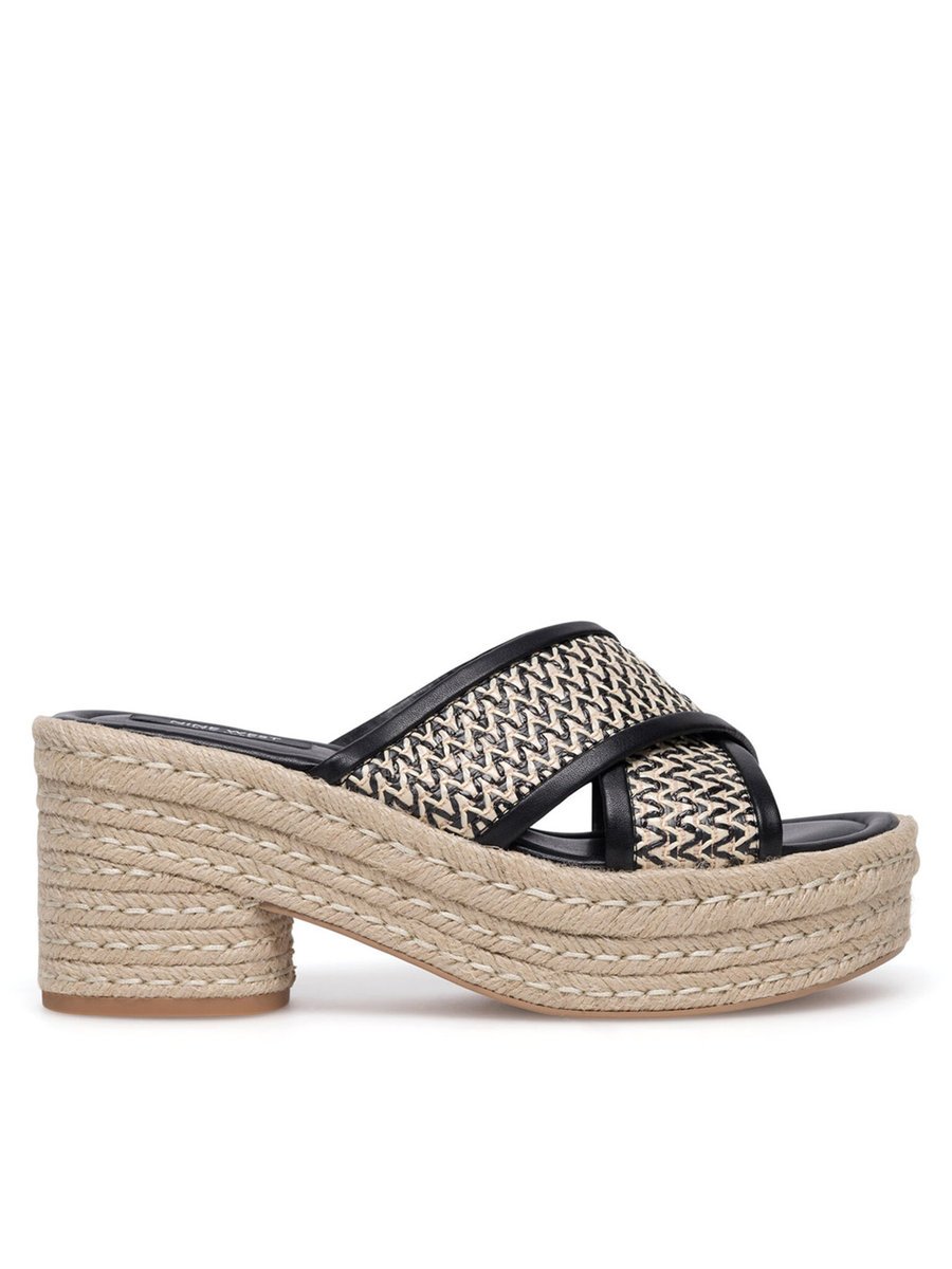 Nine West Espadryle Damskie Czarny WYL2734-1
