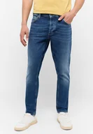 Spodnie męskie - Męskie spodnie jeansowe dopasowane Mustang TOLEDO TAPERED W34 L32 - miniaturka - grafika 1