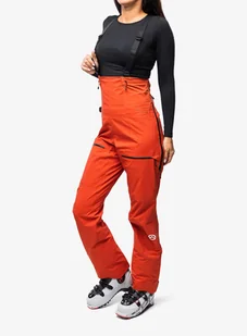 Spodnie GORE TEX damskie The North Face Summit Pumori GTX Pro BIB - auburn glaze - Odzież trekkingowa damska - miniaturka - grafika 1