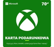 Kody i doładowania cyfrowe - Karta podarunkowa Xbox 70 zł [kod aktywacyjny] Obecnie dostępne tylko w sklepach stacjonarnych RTV EURO AGD - miniaturka - grafika 1