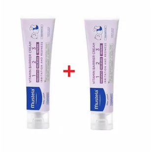 Mustela LABORATOIRES EXPANSCIENCE POLSKA SP Z O.O Bebe Krem do przewijania 1 2 3 2 x 100 ml - Kremy dla dzieci - miniaturka - grafika 2