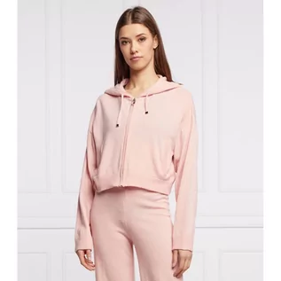 Bluzy damskie - Juicy Couture Bluza | Cropped Fit | z dodatkiem wełny i kaszmiru - grafika 1