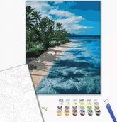 Malowanie po numerach - Twoje Hobby Malowanie po numerach BRUSHME, 40x50 cm, nasyp rajski, 1 szt. - miniaturka - grafika 1