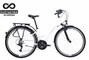 Kross Trans 1.0 D 28 L(19") rower biały/szary połysk - Rowery - miniaturka - grafika 1