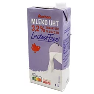 Mleko - Auchan - Mleko UHT 3.2% bez laktozy 1l - miniaturka - grafika 1