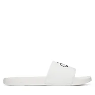 Klapki i japonki męskie - Klapki Calvin Klein Ess Slide Cv YM0YM01393 Biały - miniaturka - grafika 1