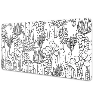 Ochronna mata podkładka na biurko Kaktusy 90x45 cm - Podkładki na biurko Ochronna mata podkładka na biurko Kaktusy 90x45 cm - Podkładki na biurko - miniaturka - grafika 1