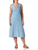 Sukienki - s.Oliver Damska sukienka jeansowa, niebieski, 46 - miniaturka - grafika 1