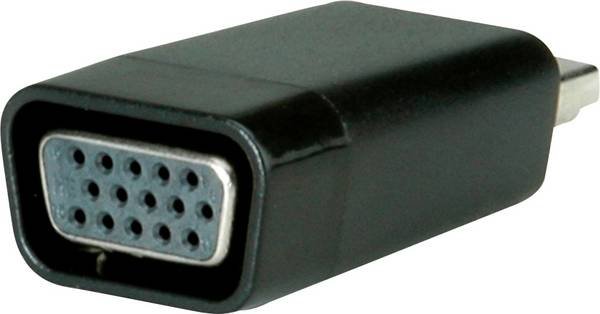 Value Adapter AV HDMI - D-Sub VGA czarny 12.99.3113