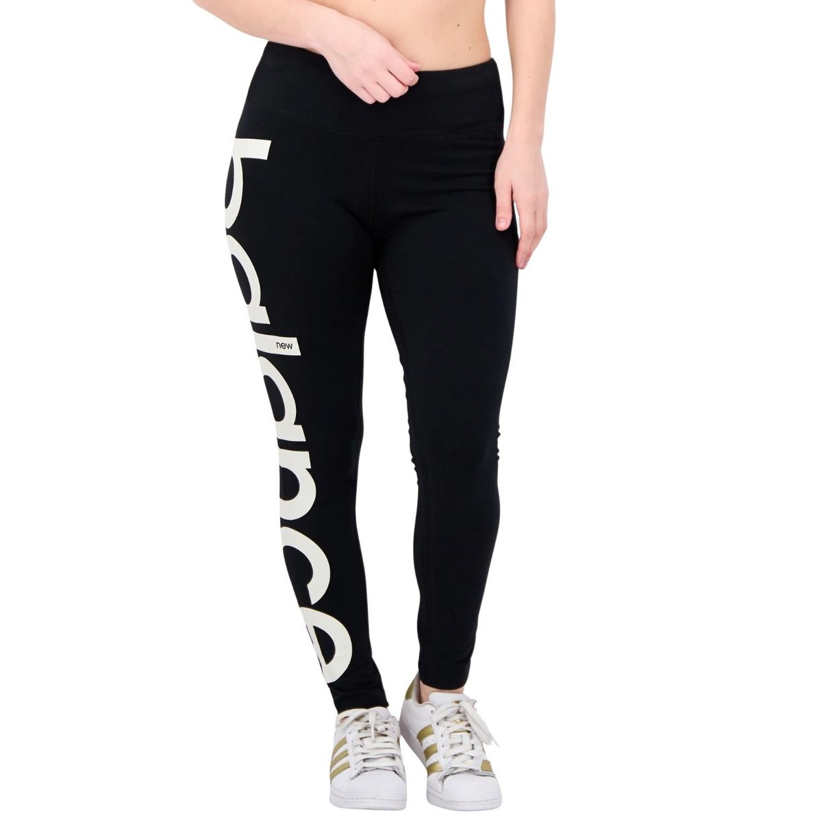 Legginsy damskie New Balance Athletics treningowe czarne-XS/S