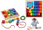 Prace ręczne dla dzieci - Koraliki drewaniane jumbo Melissa & Doug - zabawka - miniaturka - grafika 1