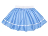 Sukienki i spódniczki dla dziewczynek - SPÓDNICZKA POLIESTER BŁĘKITNA 34cm - miniaturka - grafika 1