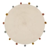 Dywany dla dzieci - Atmosphera For Kids Dywanik dla dzieci ARLEKIN z pomponami, Ø 90 cm - miniaturka - grafika 1