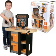 Mały majsterkowicz - Black&Decker Zestaw majsterkowicza Warsztat z narzędziami 37 elementów - miniaturka - grafika 1