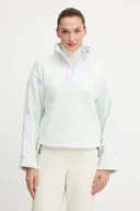 Bluzy damskie - Helly Hansen bluza polarowa IMPERIAL damska kolor zielony gładka 49581 - miniaturka - grafika 1