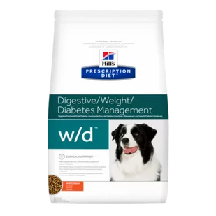 Hills Prescription Diet w/d Canine Glucose Management 4 kg - Sucha karma dla psów - miniaturka - grafika 3