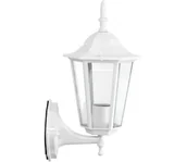 Lampy ogrodowe - Kinkiet zewnętrzny 1xE27/60W/230V IP44 biały - miniaturka - grafika 1