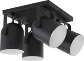 Lampy sufitowe - TK Lighting Spectra lampa sufitowa (spot) 4-punktowa czarna 2612 TK2612 - miniaturka - grafika 1