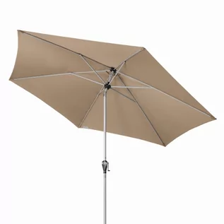 Parasole - Parasol ogrodowy Doppler Active Auto Tilt okrągły 320 cm, brązowy - grafika 1