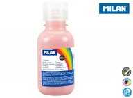 Przybory szkolne - Farba Milan Plakatowa 125 Ml Jasny Róż Butelka 8411574008750 - miniaturka - grafika 1