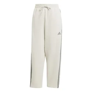 adidas Damskie spodnie polarowe Essentials z 3 paskami z otwartym obszyciem - Spodnie damskie - miniaturka - grafika 1