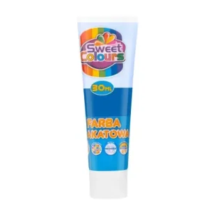 Sweet colours Farba plakatowa w tubie 30 ml niebieska - Farby i media malarskie - miniaturka - grafika 1