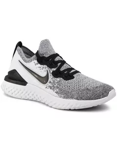 Buty sportowe damskie - Nike Epic React Flyknit 2 BQ8927-102 szary - grafika 1