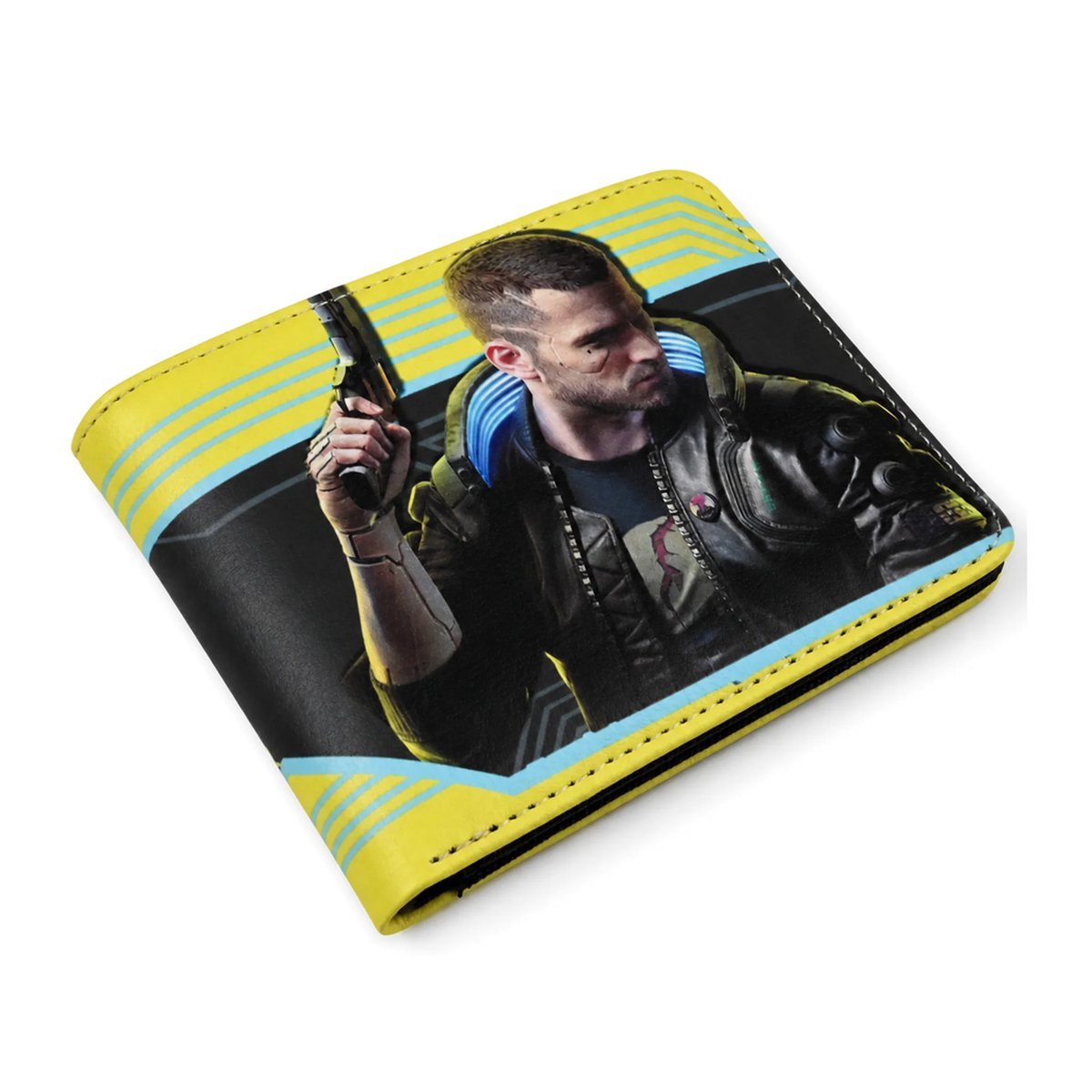 V 13 cm Eko-Skóra Gaming Wallet Cyberpunk 2077