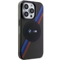 Etui i futerały do telefonów - Etui BMW BMHMP14XHDTK iPhone 14 Pro Max 6,7" szary/grey hardcase Tricolor Stripes MagSafe - miniaturka - grafika 1