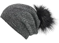 Czapki damskie - CHILLOUTS Damska czapka Ann-Christin Hat Beanie, ciemnoszara, rozmiar uniwersalny - miniaturka - grafika 1