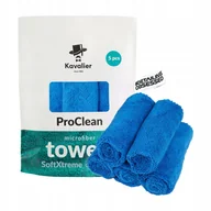Akcesoria do mycia samochodu - KAVALIER ULTRA SOFT TOUCH BLUE 5PACK 41x41cm ultra miękka mikrofibra - miniaturka - grafika 1