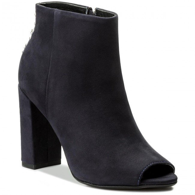 CARINII BOTKI DAMSKIE GRANAT SKÓRZANE 37 3T3G3*