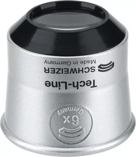 Lupa zegarmistrzowska Tech-Line 6xD22,5mm SCHWEIZER - Mikroskopy i lupy - miniaturka - grafika 1