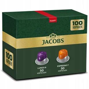 Kapsułki do Nespresso Jacobs Lungo 8 i Espresso 7 100 kapsułek - Kawa w kapsułkach i saszetkach - miniaturka - grafika 1