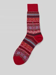Skarpety z mieszanki żywej wełny model ‘Country Fair Isle’ - Skarpetki męskie - miniaturka - grafika 1
