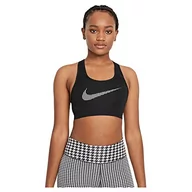 Koszulki i topy damskie - Nike Damska koszulka Df Swoosh Iconclash Gx czarny/biały XS DD1141 - miniaturka - grafika 1