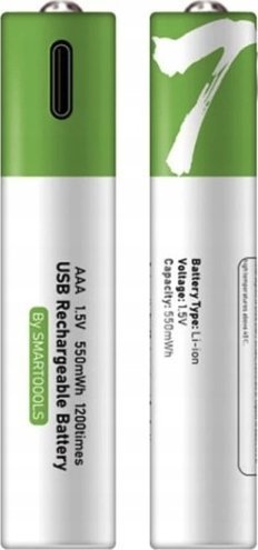 Pan i Pani Gadżet Baterie Paluszki Akumulator-ki AAA 2 SZT USB-C