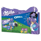 Cukierki - Czekolada mleczna Milka Easter Mix z Oreo 182 g - miniaturka - grafika 1