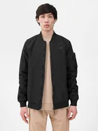 Kurtki męskie - 4F Kurtka bomber 4FWSS24TJACM151 Czarny Regular Fit - miniaturka - grafika 1